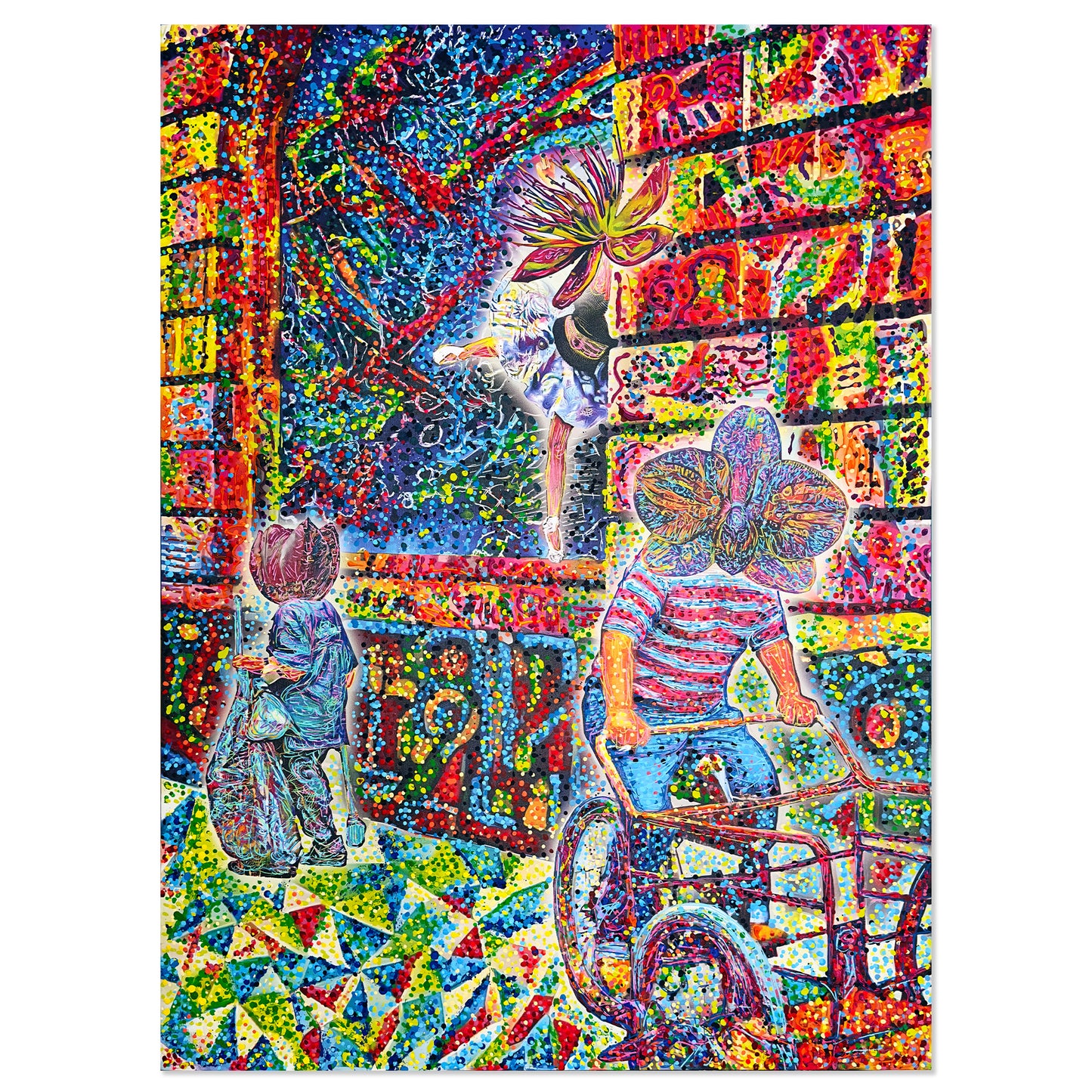 Painting: Brief Coincidences 90x135 cm / 36x54 in