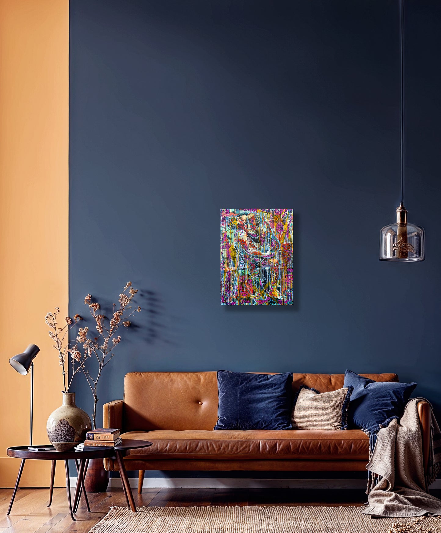 Painting: Reunited 60x80 cm / 24x32 in with AR