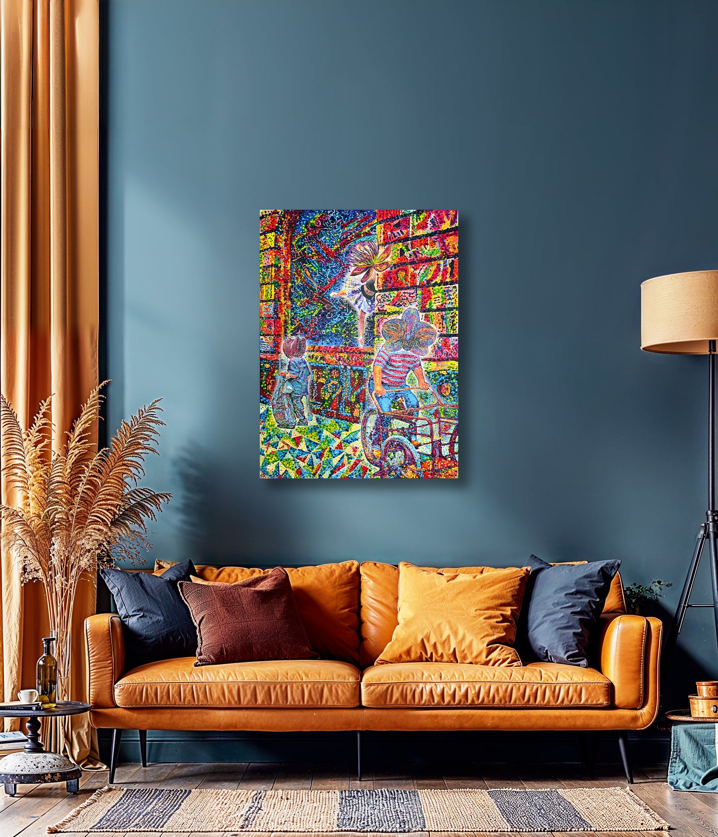 Painting: Brief Coincidences 90x135 cm / 36x54 in