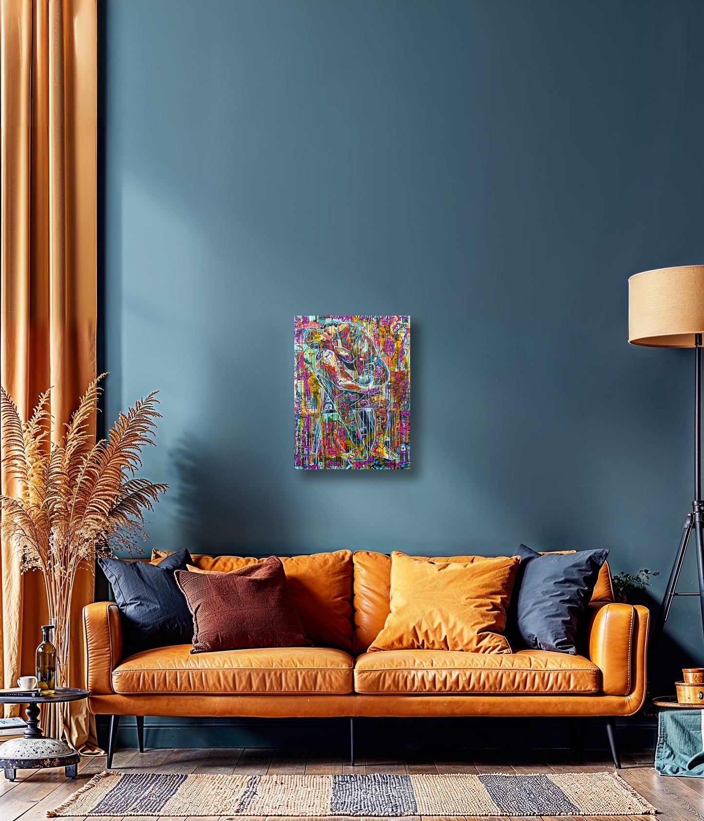 Painting: Reunited 60x80 cm / 24x32 in with AR