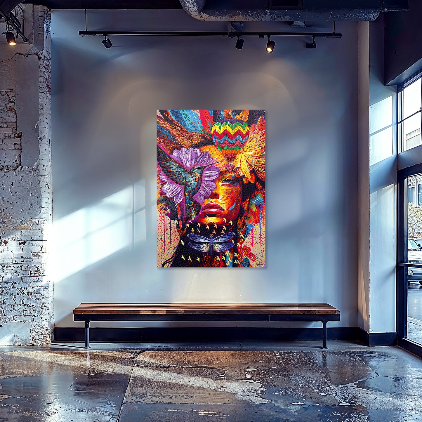 Painting: New Beginnings 90x135 cm / 36x54 in