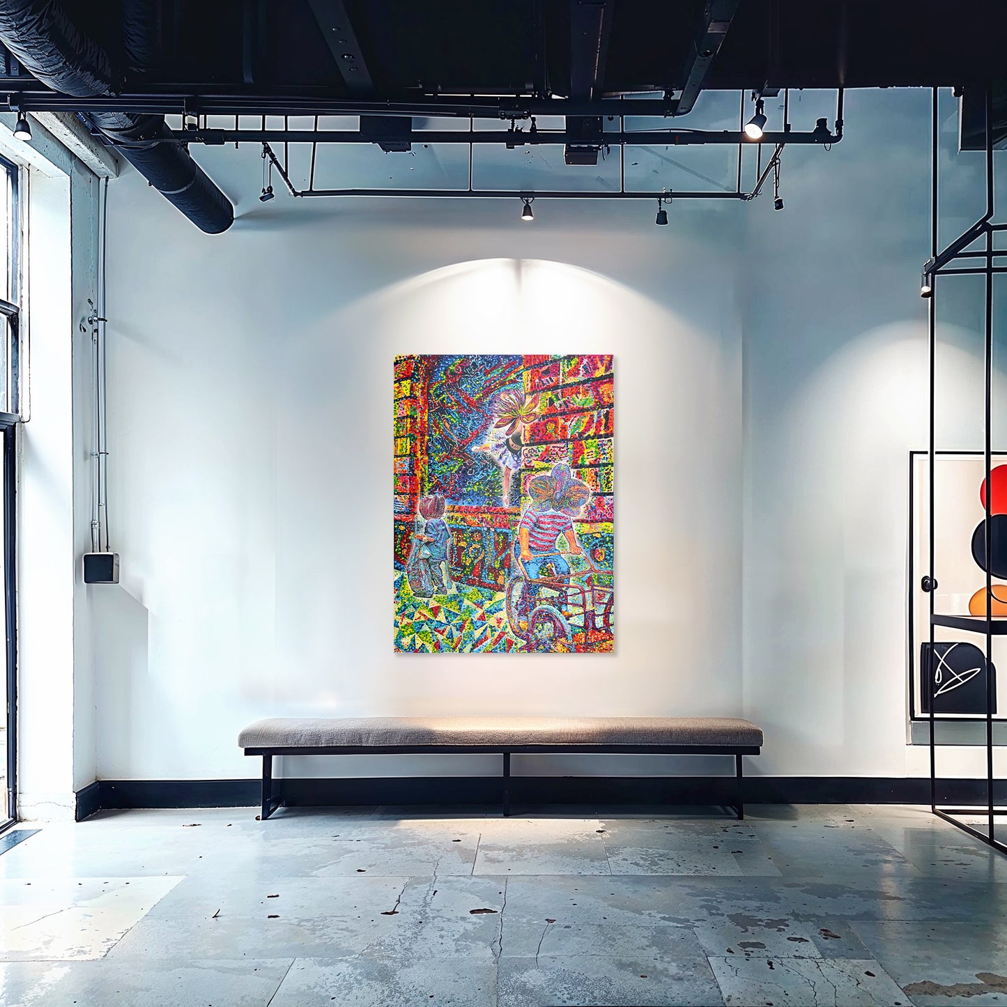 Painting: Brief Coincidences 90x135 cm / 36x54 in