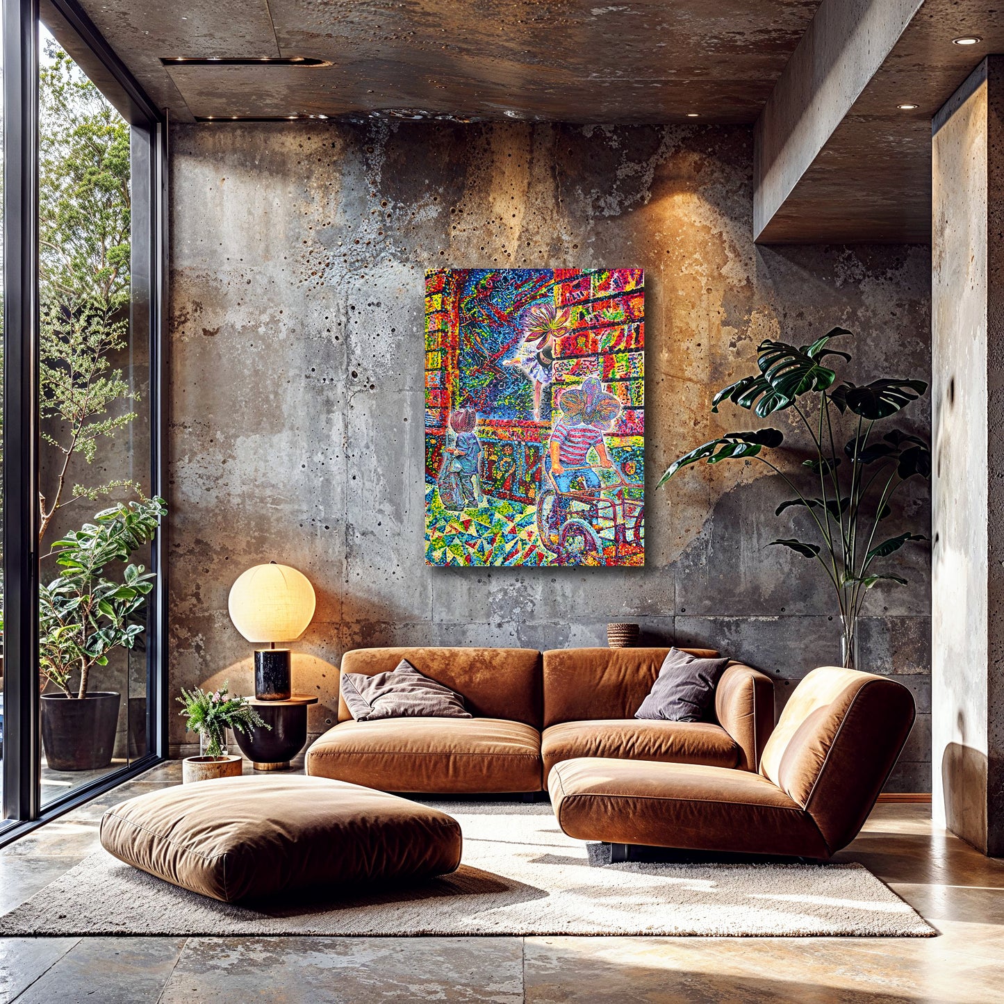Painting: Brief Coincidences 90x135 cm / 36x54 in