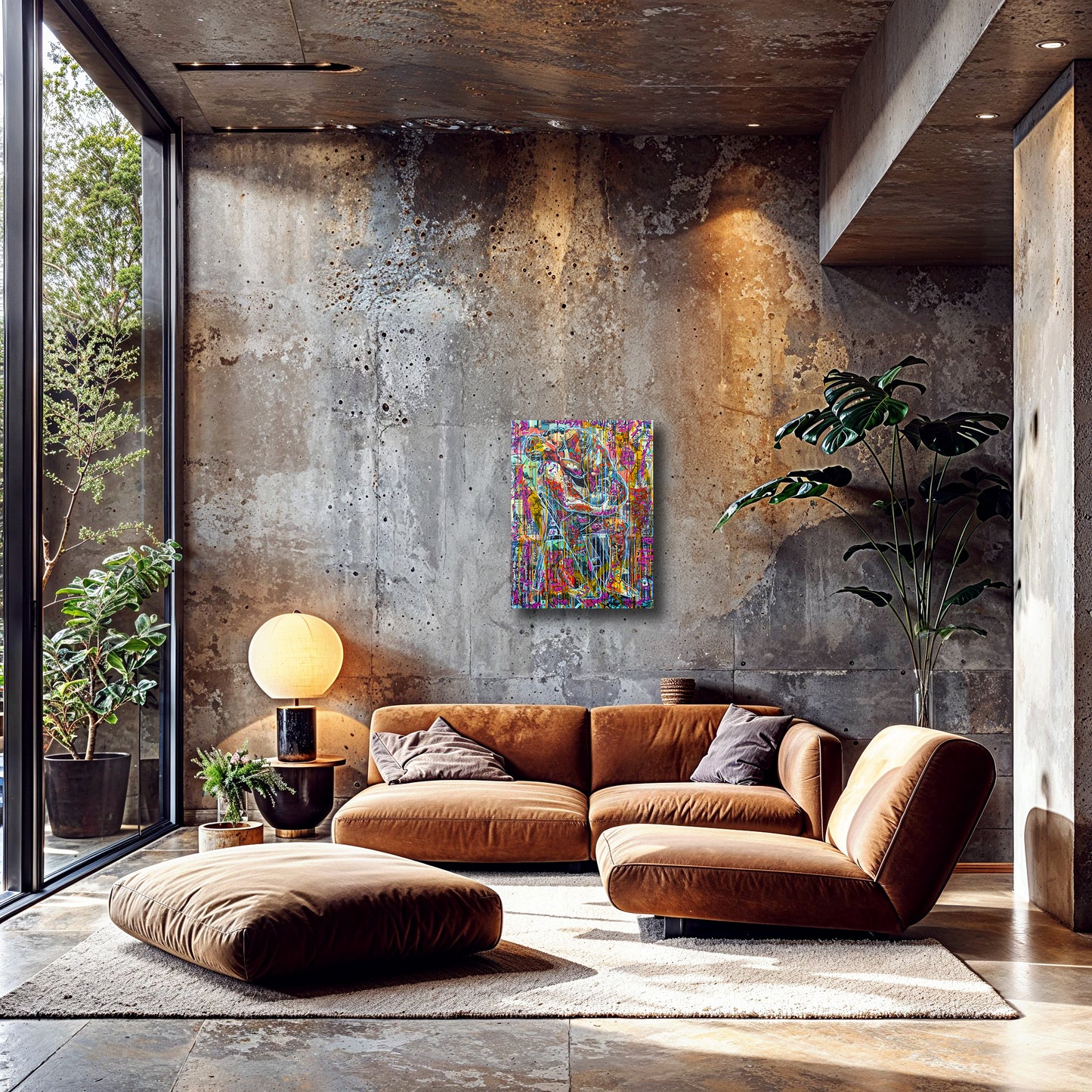 Painting: Reunited 60x80 cm / 24x32 in with AR
