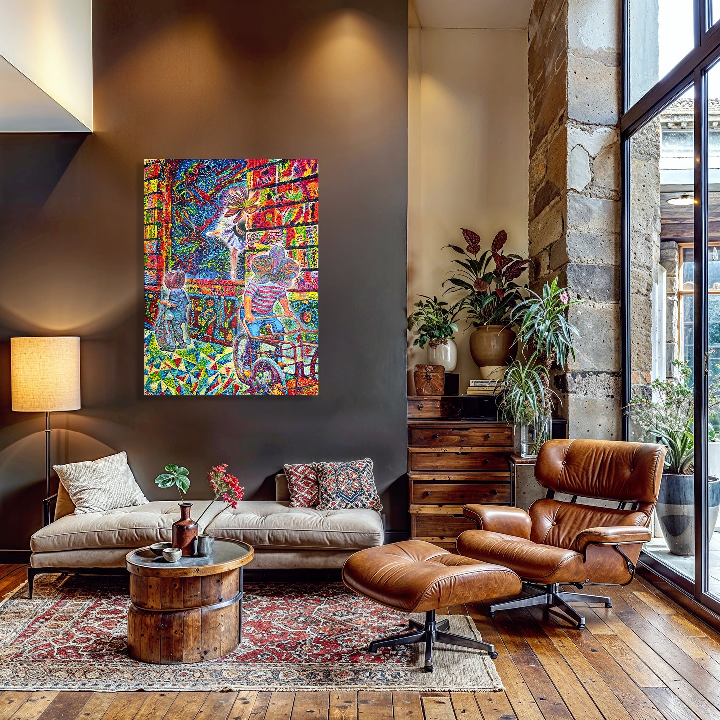 Painting: Brief Coincidences 90x135 cm / 36x54 in