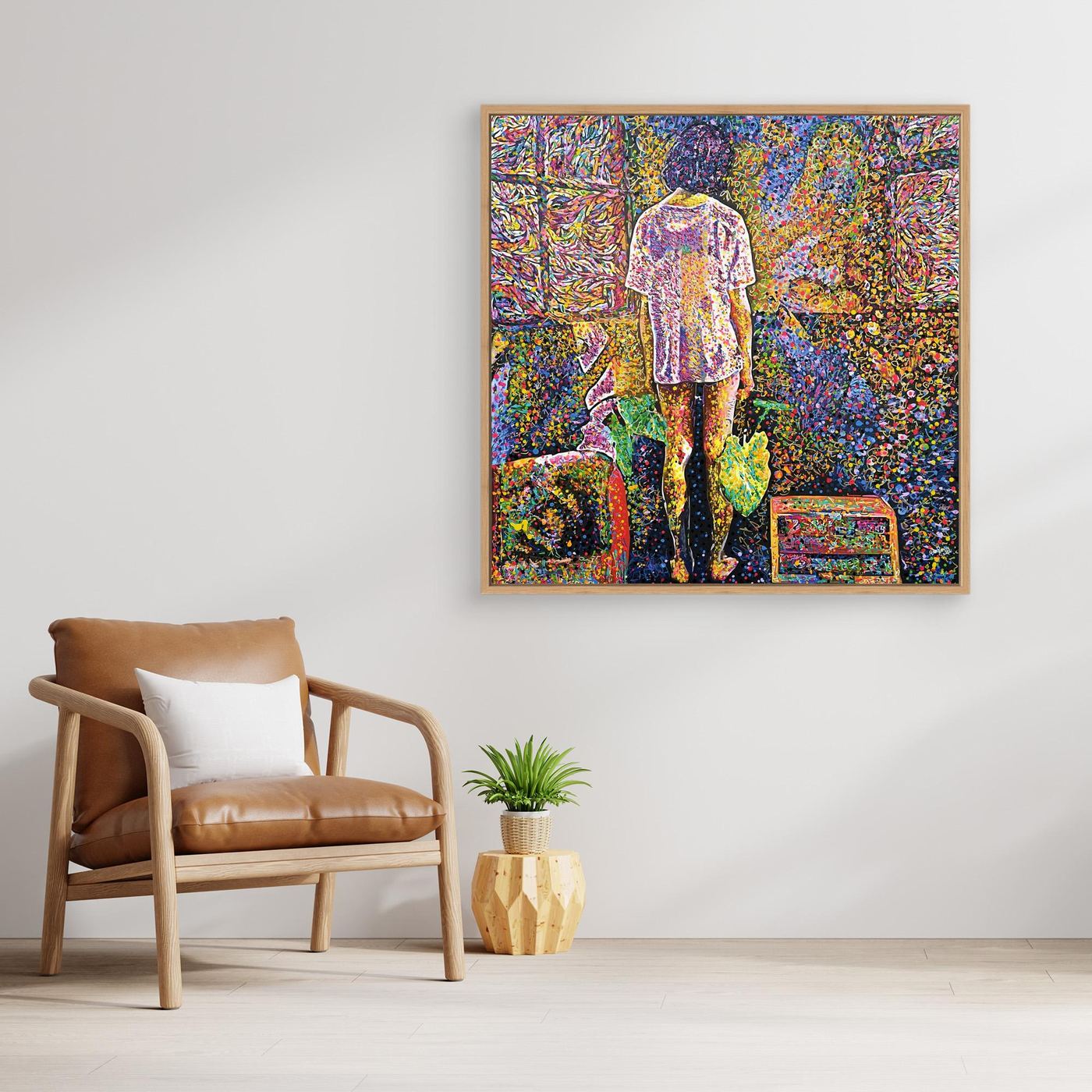 Canvas print: ''Now what?''