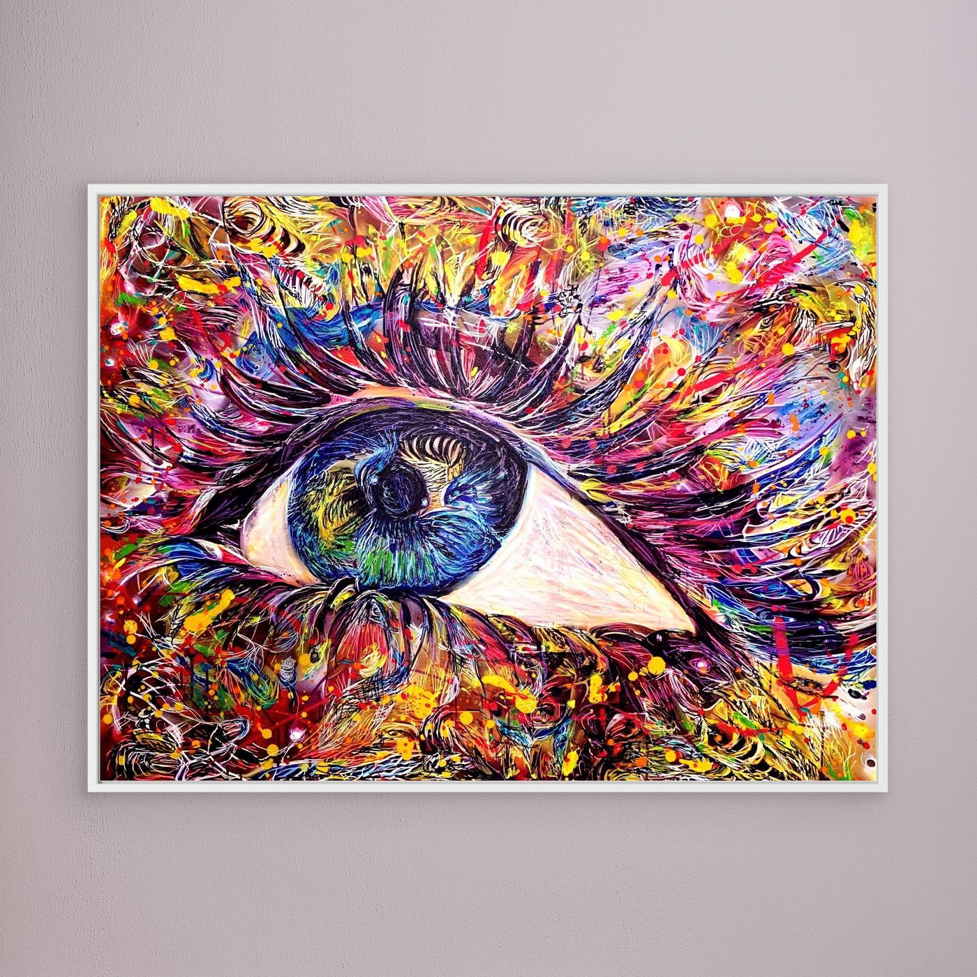 Canvas print: ''Cosmic Gaze''