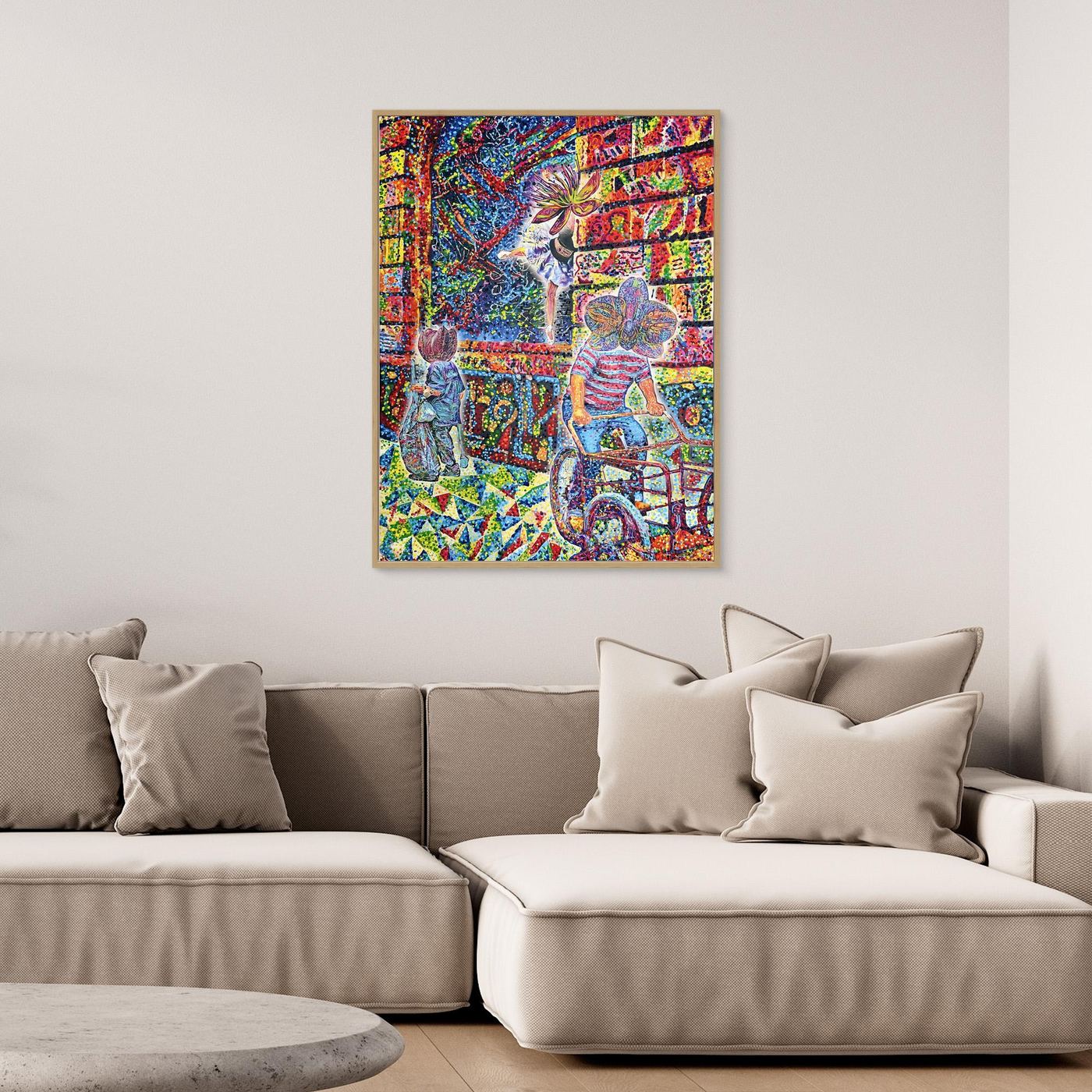 Canvas print: ''Brief Coincidences'' (AR included)