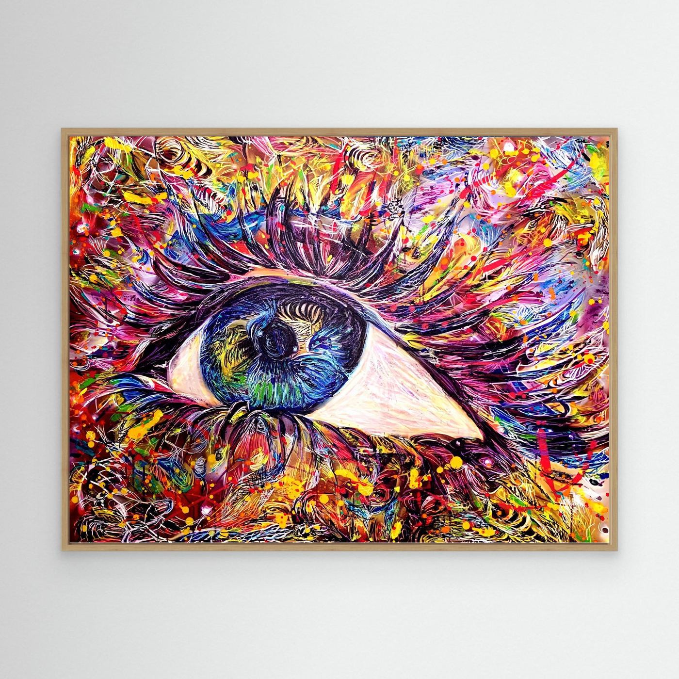 Canvas print: ''Cosmic Gaze''