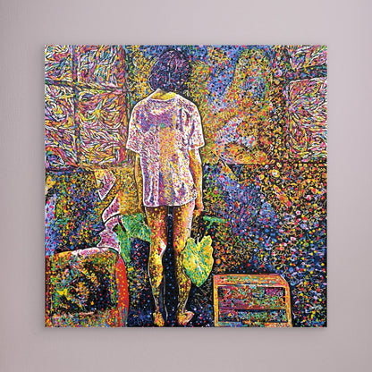 Canvas print: ''Now what?''