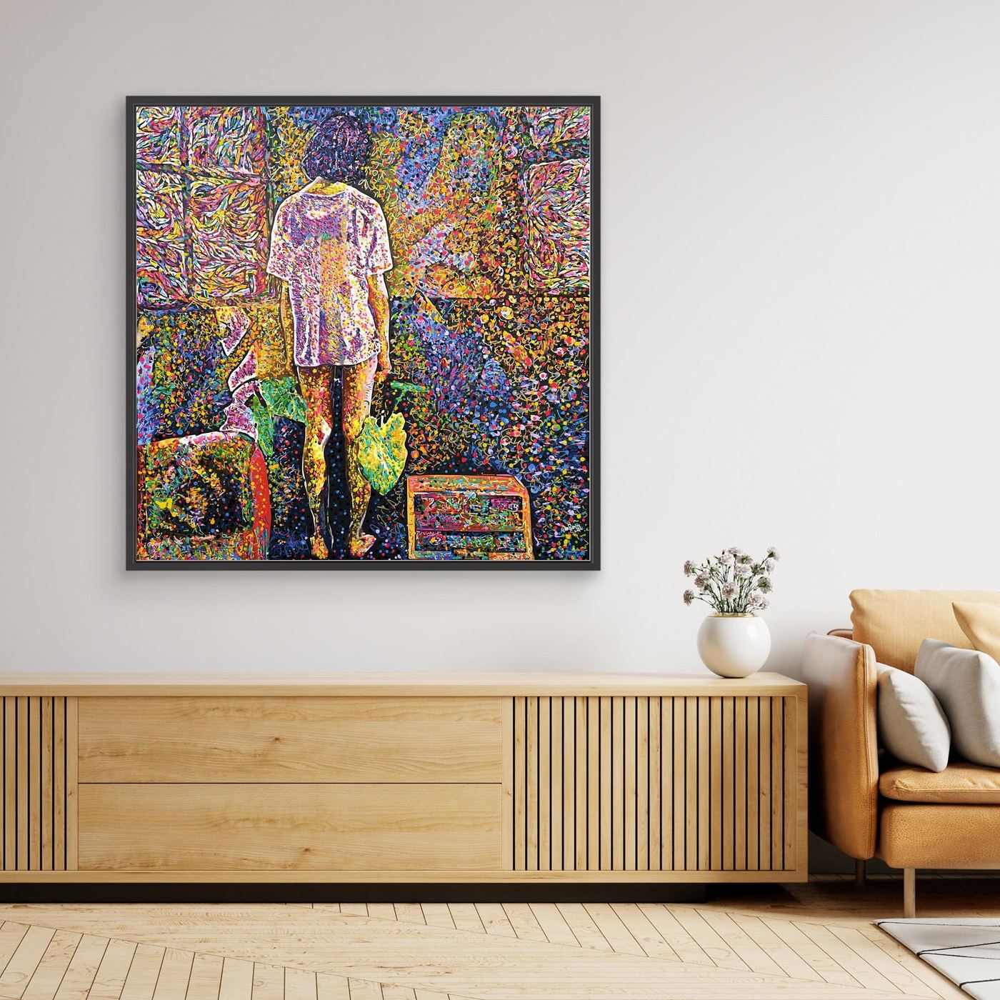 Canvas print: ''Now what?''