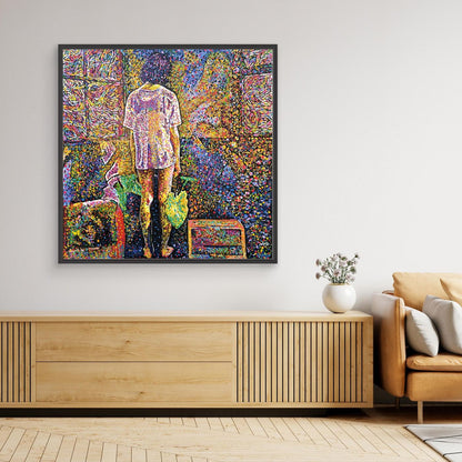 Canvas print: ''Now what?''